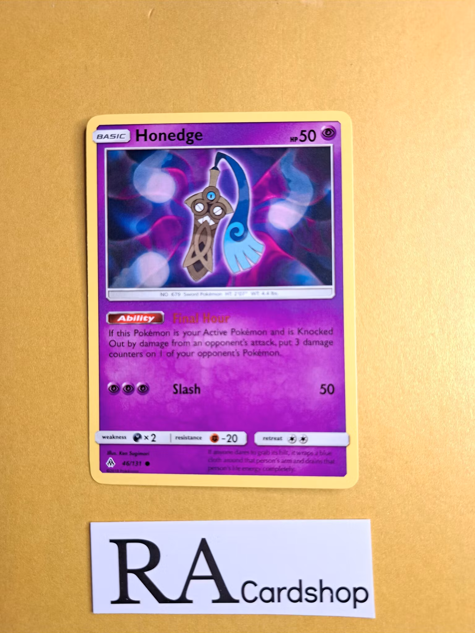 Honedge Common 46/131 Forbidden Light Pokemon