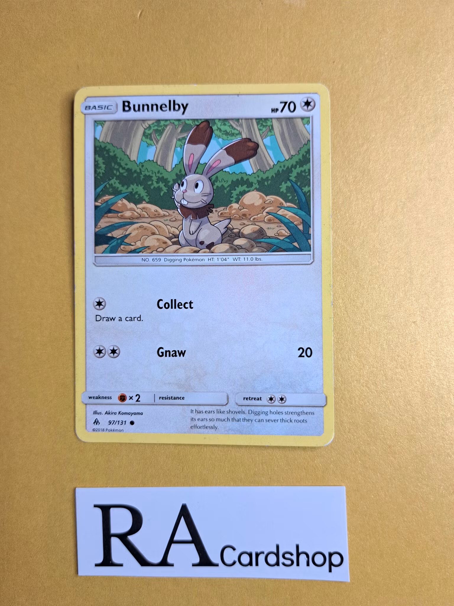 Bunnelby Common 97/131 Forbidden Light Pokemon