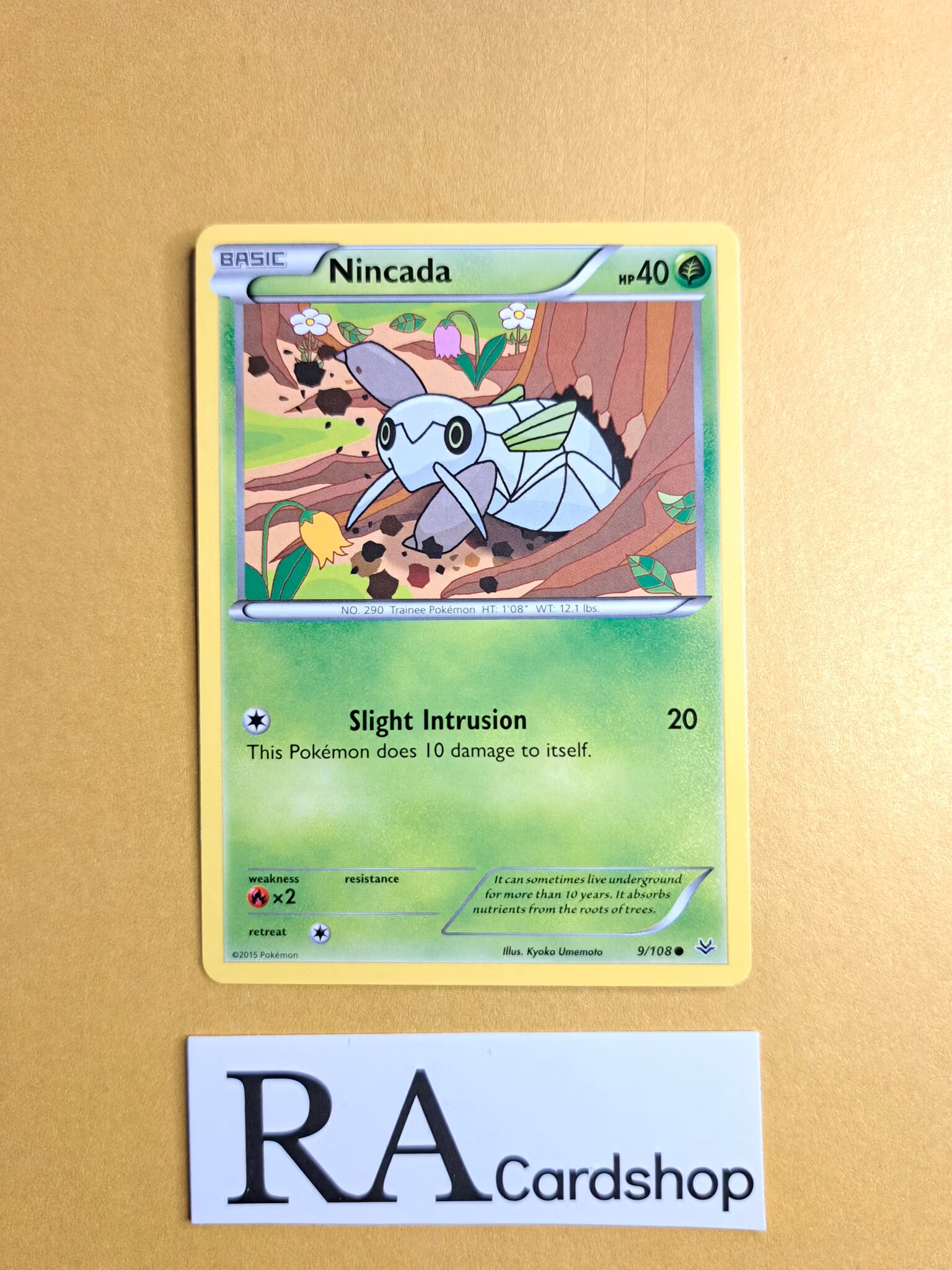 Nincada Common 9/108 Roaring Skies Pokemon