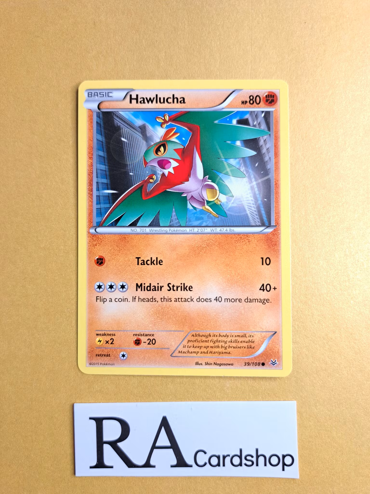 Hawlucha Common 39/108 Roaring Skies Pokemon
