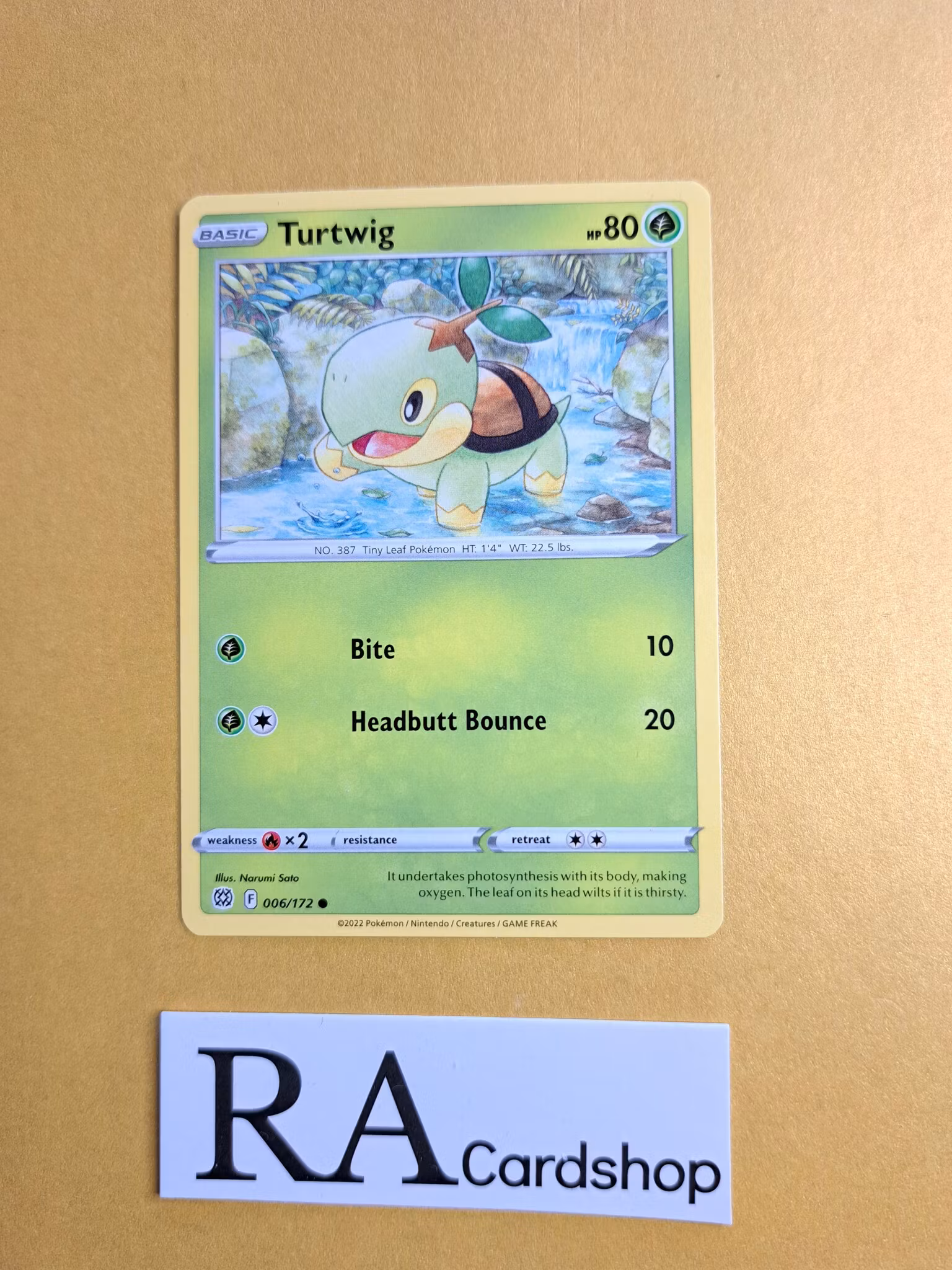 Turtwig Common 006/172 Brilliant Stars Pokemon