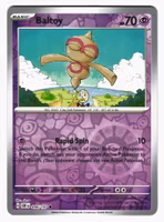 Baltoy Reverse Holo Common 094/197 Obsidian Flames Pokemon