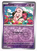 Cleffa Reverse Holo Common 080/197 Obsidian Flames Pokemon