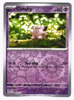 Clefairy Reverse Holo Common 81/197 Obsidian Flames Pokemon
