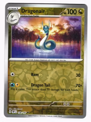 Dragonair Reverse Holo Uncommon 158/197 Obsidian Flames Pokemon