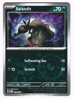 Salandit Reverse Holo Common 139/197 Obsidian Flames Pokemon