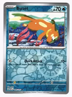 Buizel Reverse Holo Common 048/197 Obsidian Flames Pokemon