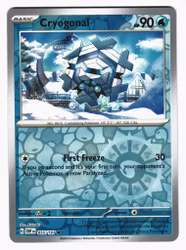 Cryogonal Reverse Holo Common 055/197 Obsidian Flames Pokemon