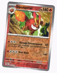 Darmanitan Reverse Holo Uncommon 035/197 Obsidian Flames Pokemon