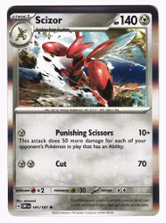 Scizor Holo Rare 141/197 Obsidian Flames Pokemon