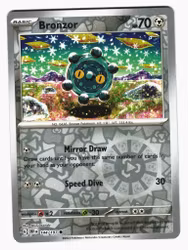 Bronzor Reverse Holo Common 144/197 Obsidian Flames Pokemon