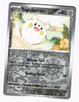 Togedemaru Reverse Holo Common 151/197 Obsidian Flames Pokemon