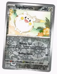 Togedemaru Reverse Holo Common 151/197 Obsidian Flames Pokemon