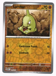 Larvitar Reverse Holo Common 105/197 Obsidian Flames Pokemon