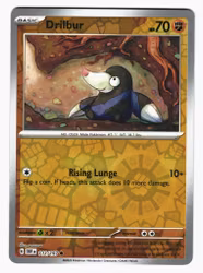 Drilbur Reverse Holo Common 111/197 Obsidian Flames Pokemon