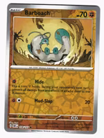 Barboach Reverse Holo Common 108/197 Obsidian Flames Pokemon