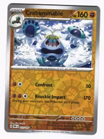 Crabominable Reverse Holo Uncommon 115/197 Obsidian Flames Pokemon