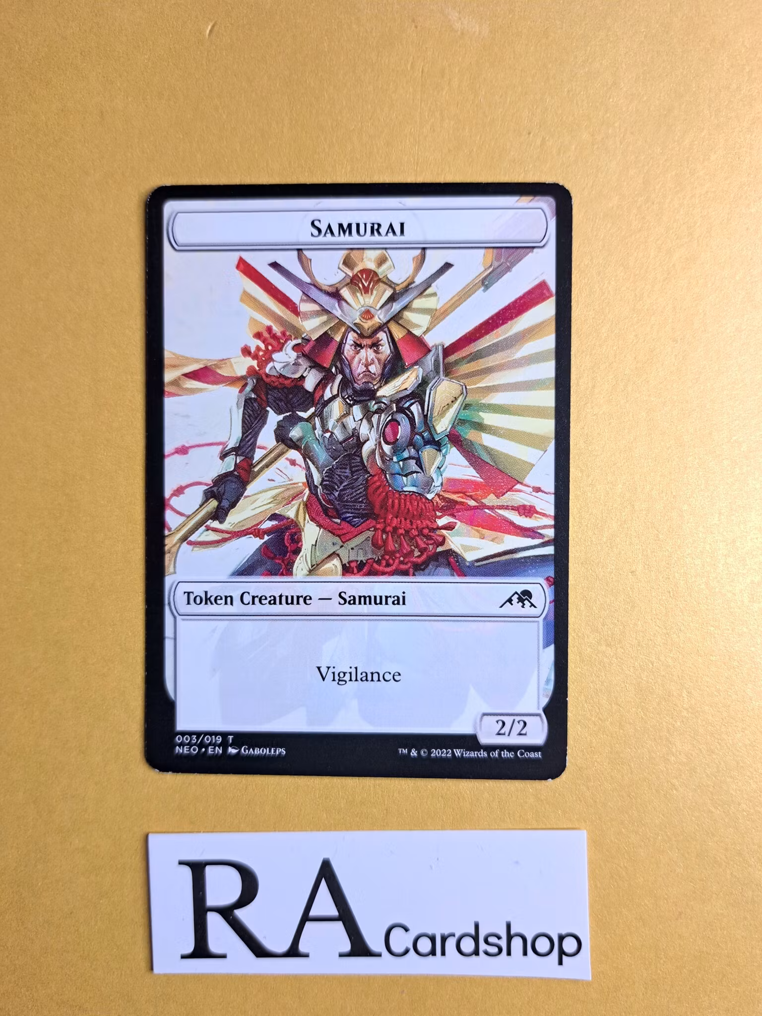 Token Samurai 003/019 Kamigawa: Neon Dynasty (NEO) Magic the Gathering