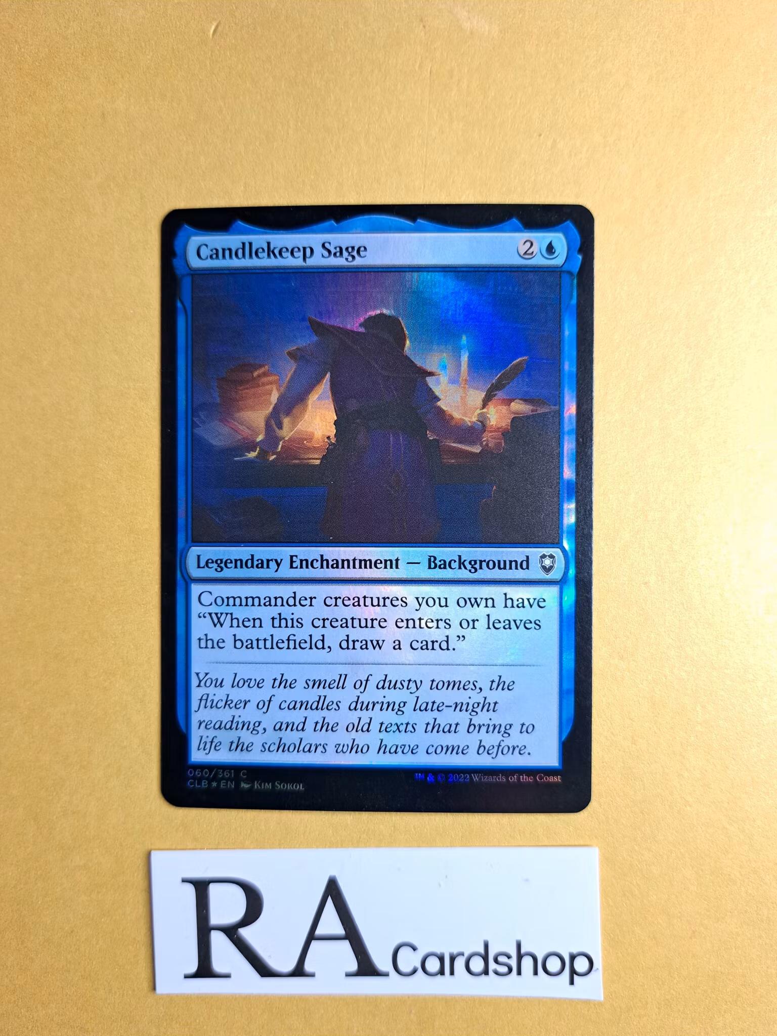 Candlekeep Sage Common Foil 060/361 Commander Legends: Battle for Baldurs Gate Magic the Gathering