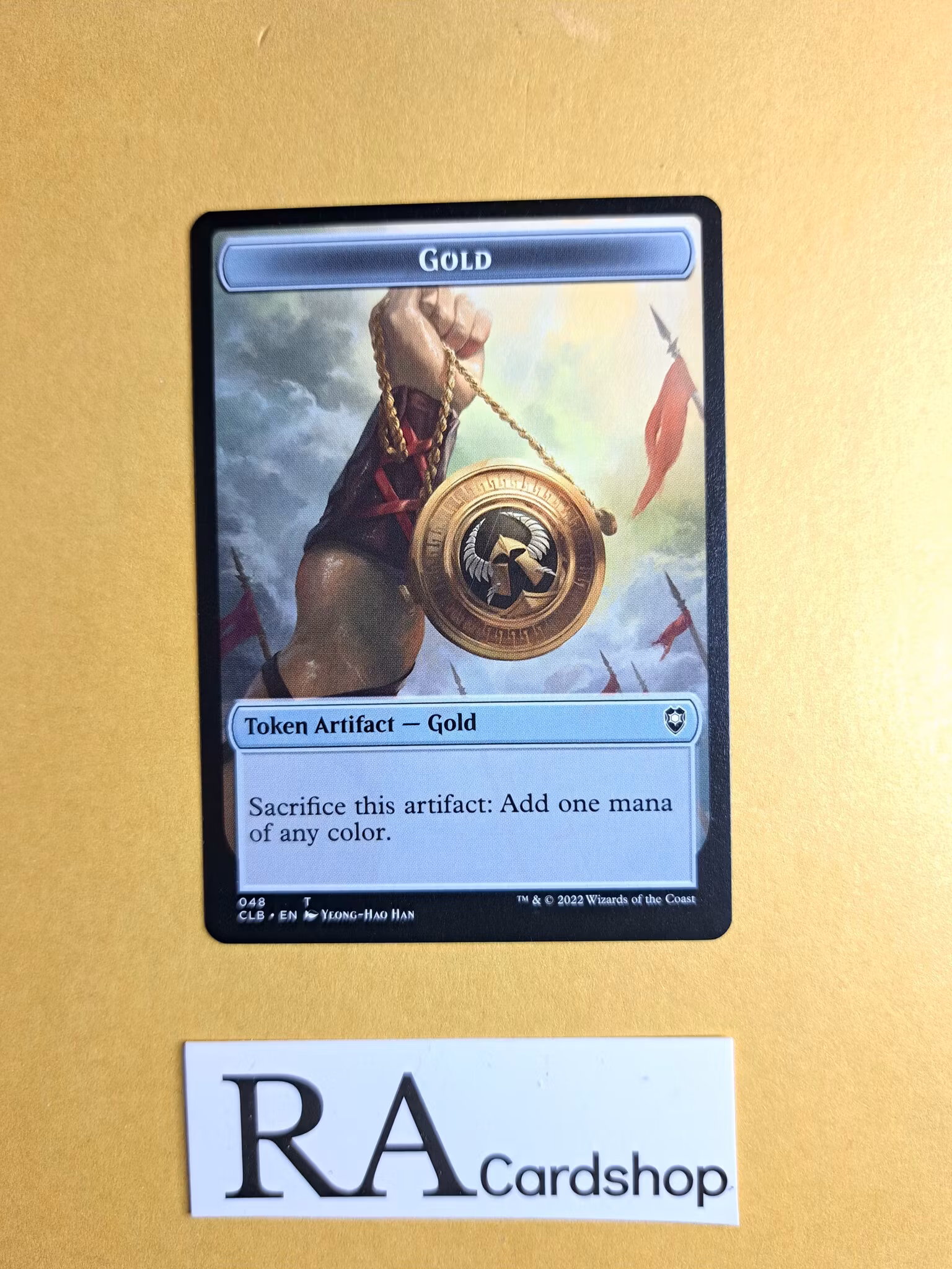 Token Dragon 033 / Gold 048 Commander Legends: Battle for Baldurs Gate Magic the Gathering