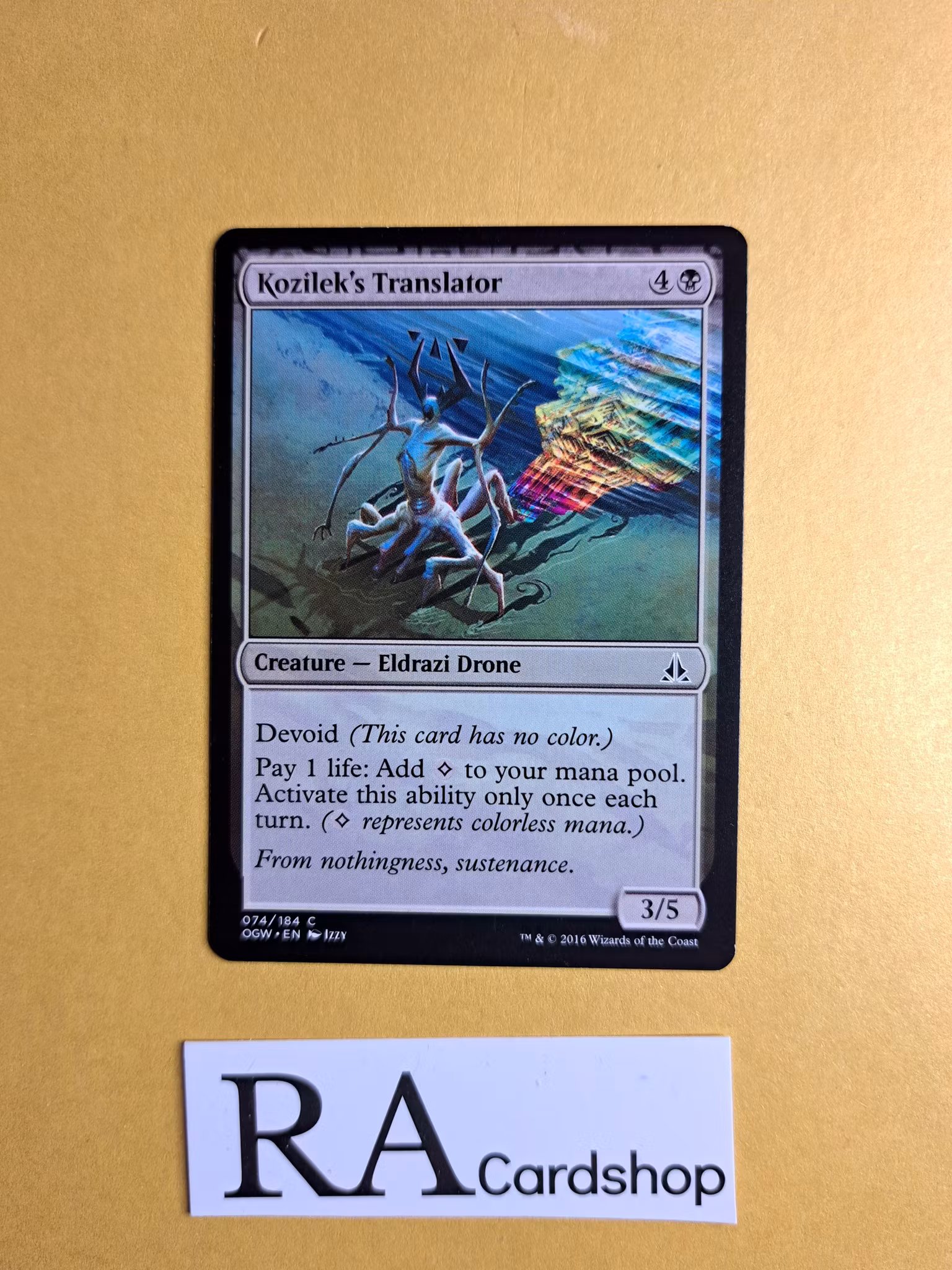 Kozileks Translator Common 074/184 Oath of the Gatewatch (OGW) Magic the Gathering