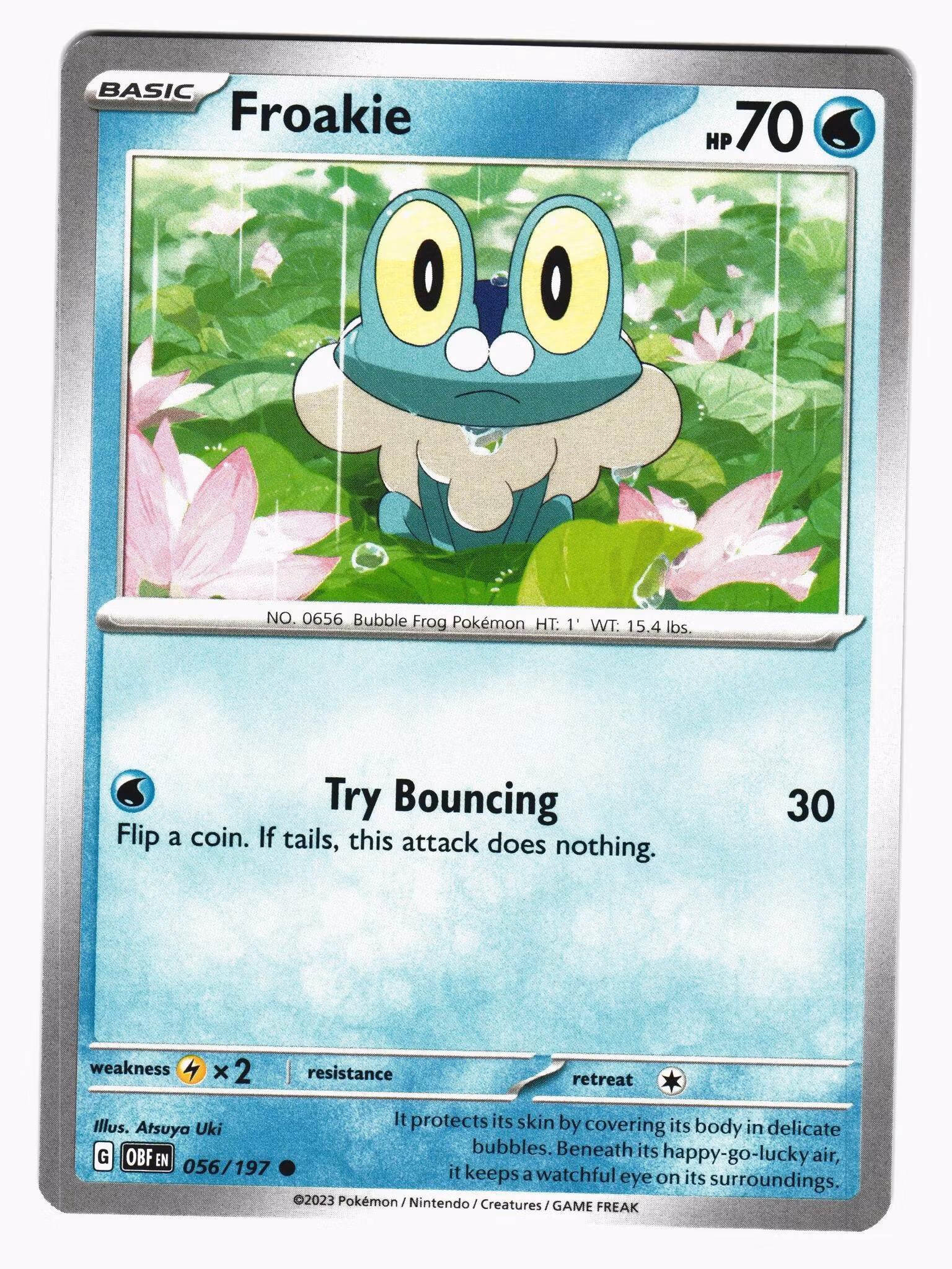 Froakie Common 056/197 Obsidian Flames Pokemon