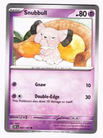 Snubull Common 087/197 Obsidian Flames Pokemon