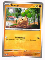 Bonsly Common 110/197 Obsidian Flames Pokemon