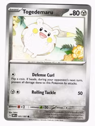 Togedemaru Common 151/197 Obsidian Flames Pokemon