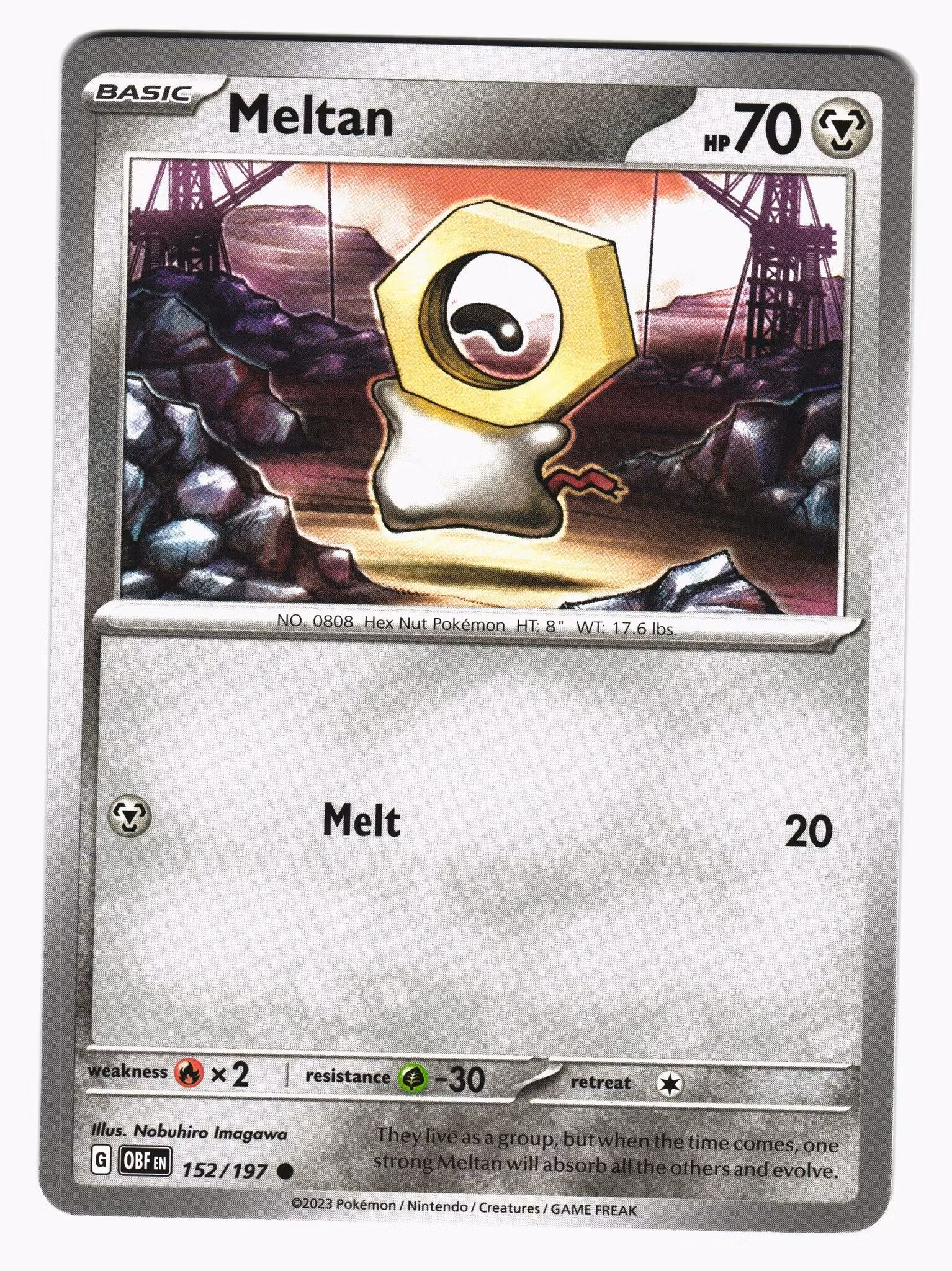 Meltan Common 152/197 Obsidian Flames Pokemon