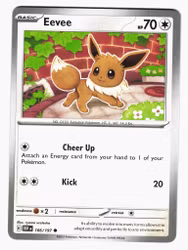 Eevee Common 166/197 Obsidian Flames Pokemon