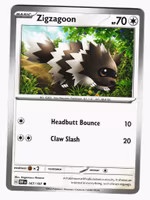 Zigzagoon Common 167/197 Obsidian Flames Pokemon