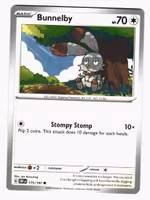 Bunnelby Common 175/197 Obsidian Flames Pokemon