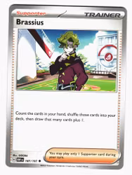 Brassius Uncommon 187/197 Obsidian Flames Pokemon