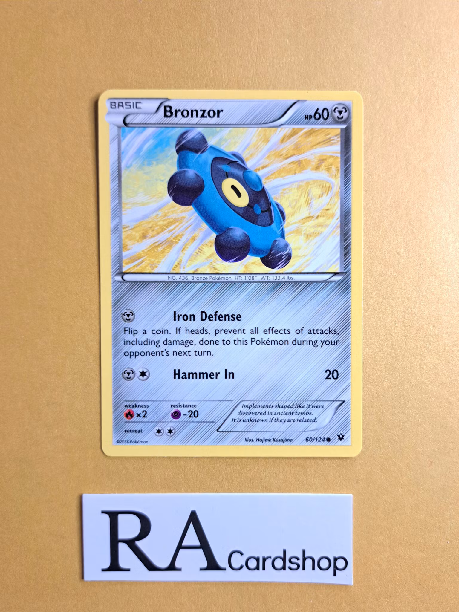 Bronzor Common 60/124 Fates Collide Pokemon
