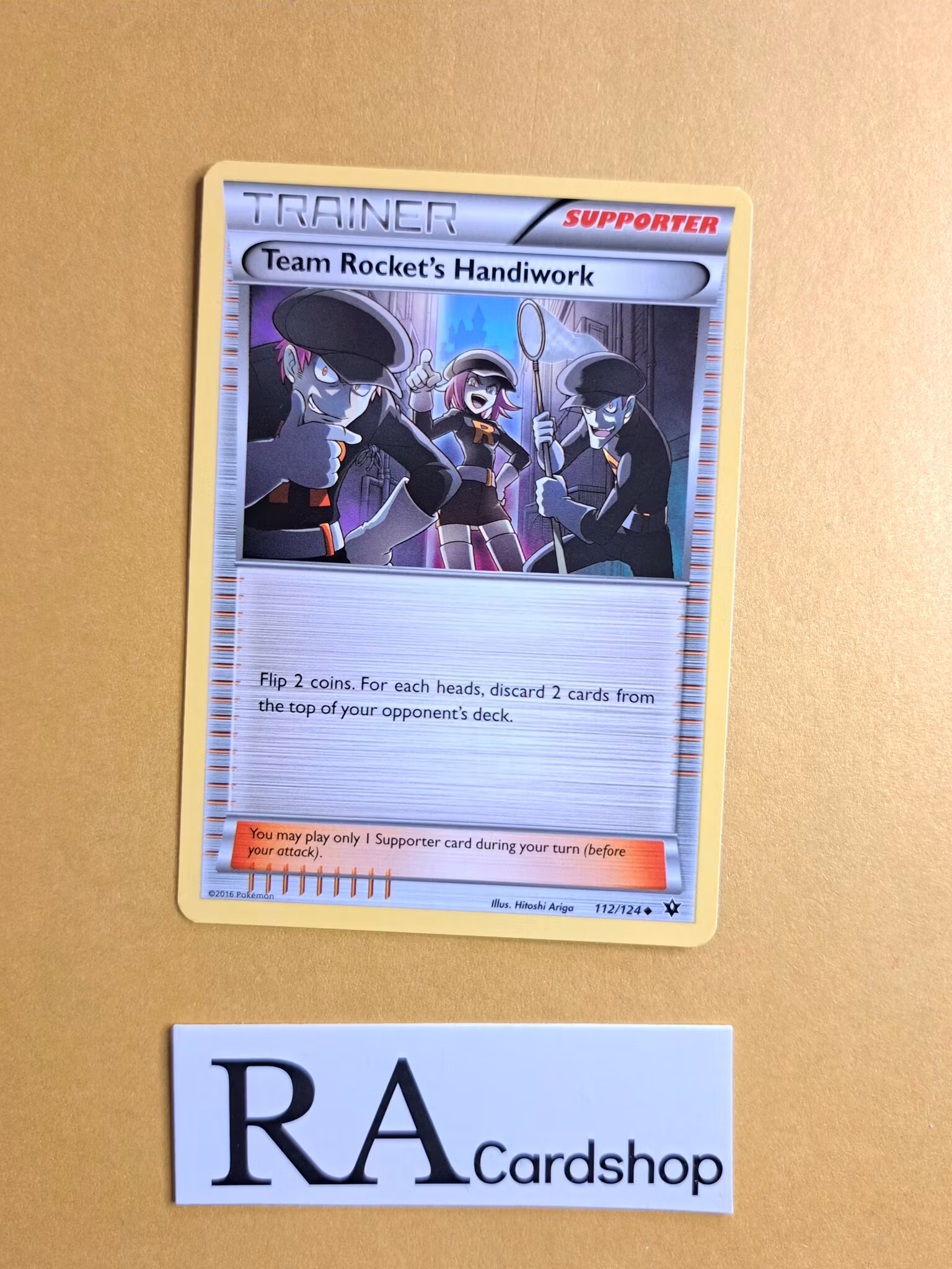 Team Rockets Handiwork Uncommon 112/124 Fates Collide Pokemon