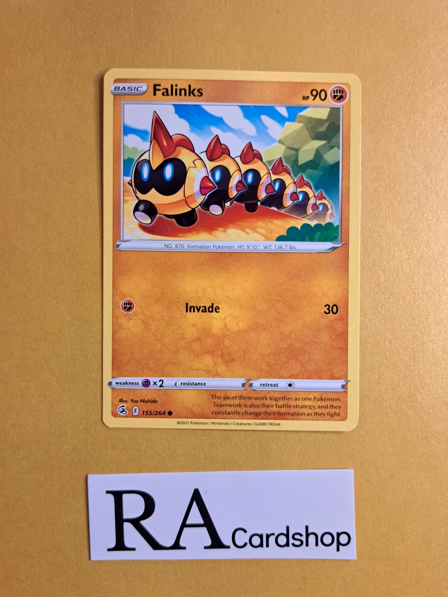 Falinks Common 155/264 Fusion Strike Pokemon