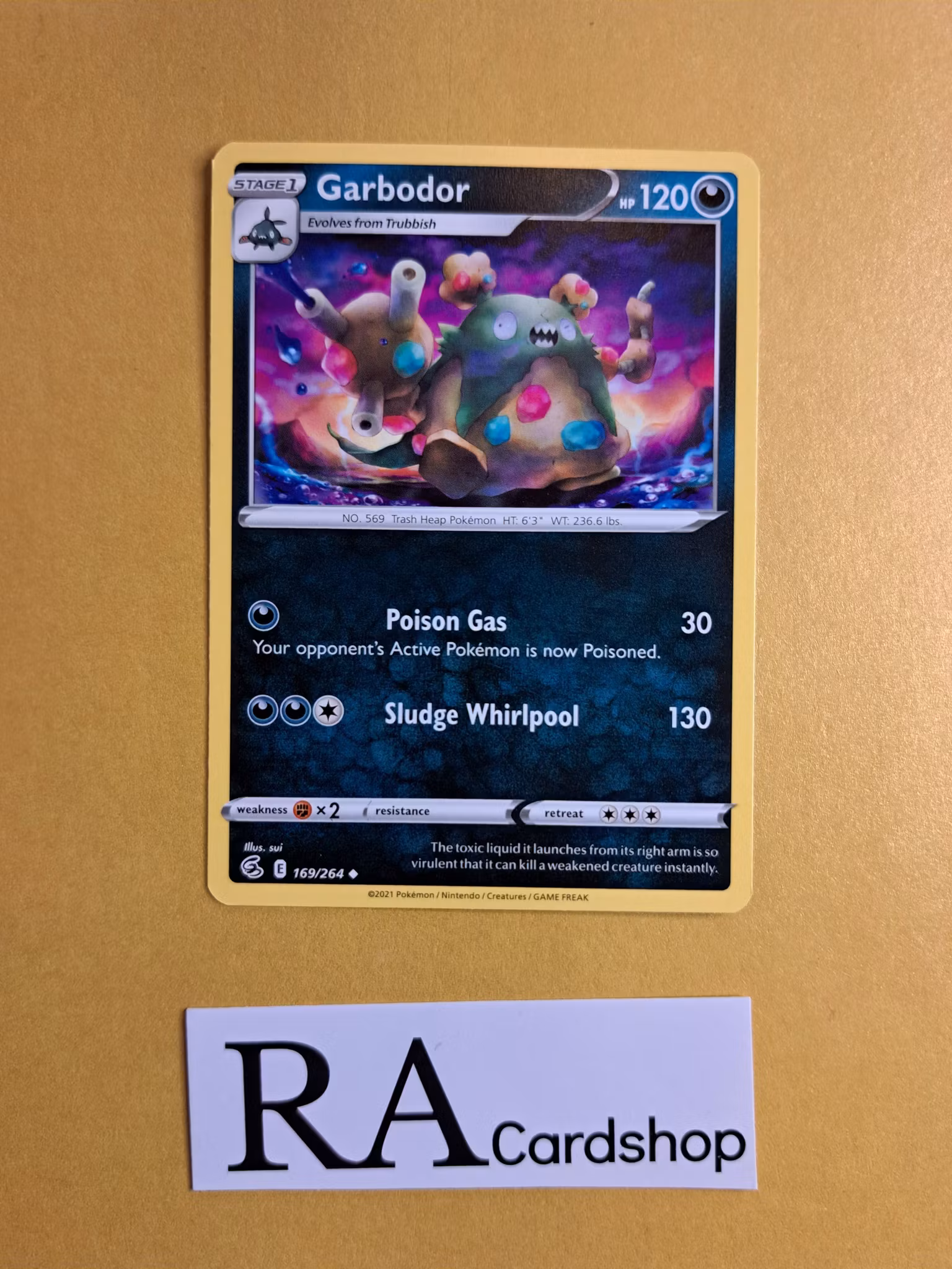 Garbodor Uncommon 169/264 Fusion Strike Pokemon