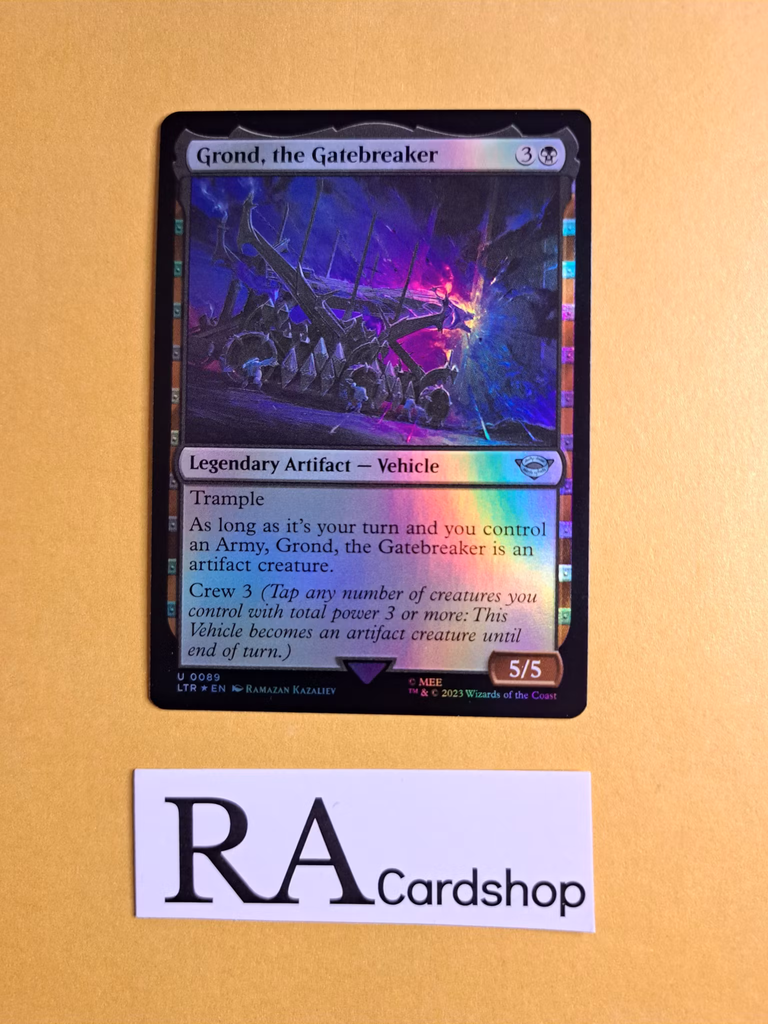 Grond the Gatebreaker Uncommon Foil 089 The Lord of the Rings Tales of Middle-earth Magic the Gathering