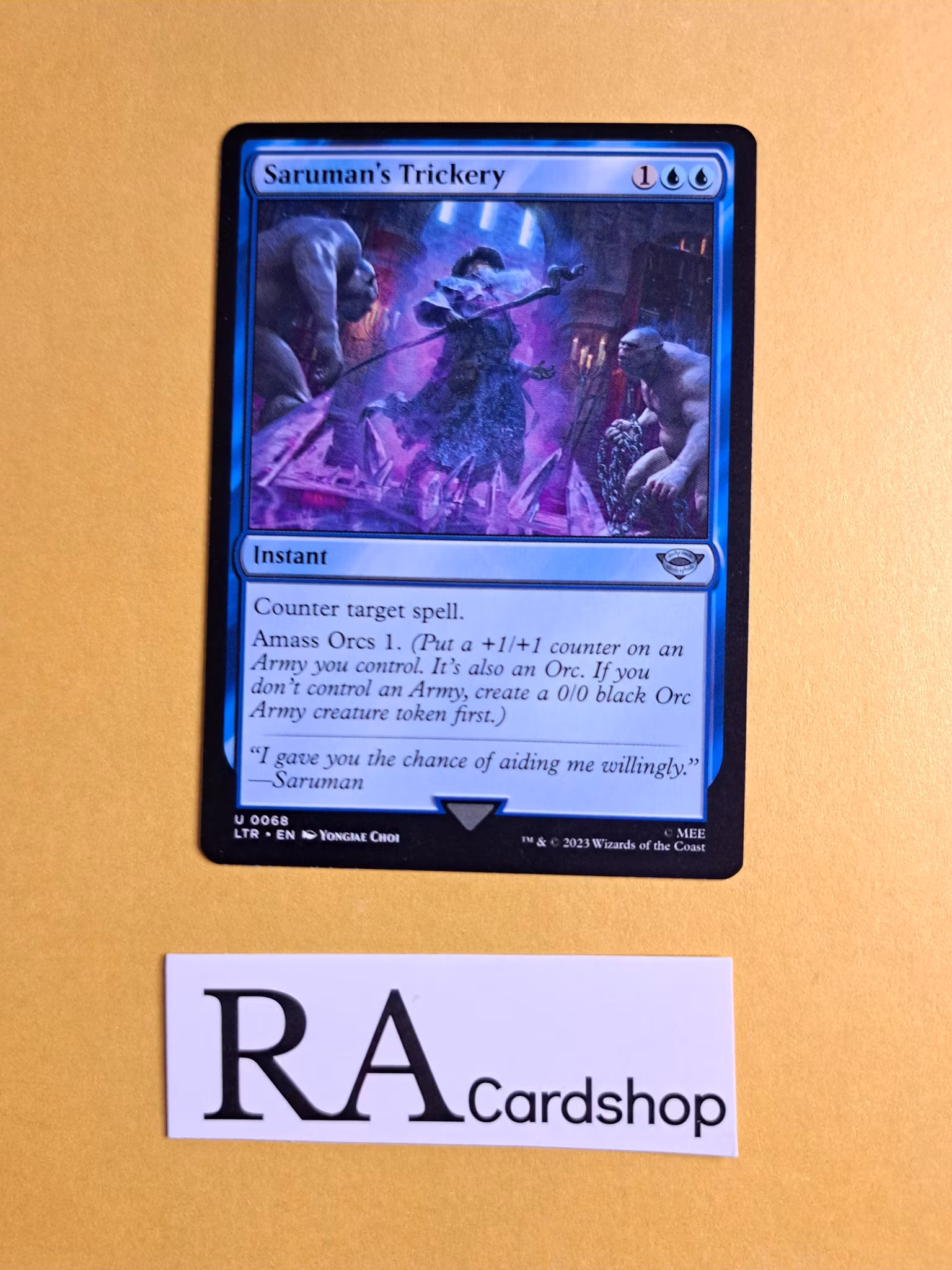 Sarumans Trickery Uncommon 068 The Lord of the Rings Tales of Middle-earth Magic the Gathering