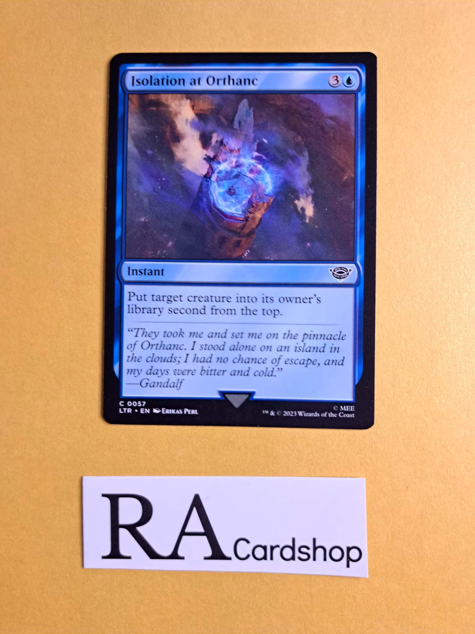 Isolation at Orthanc Common 057 The Lord of the Rings Tales of Middle-earth Magic the Gathering