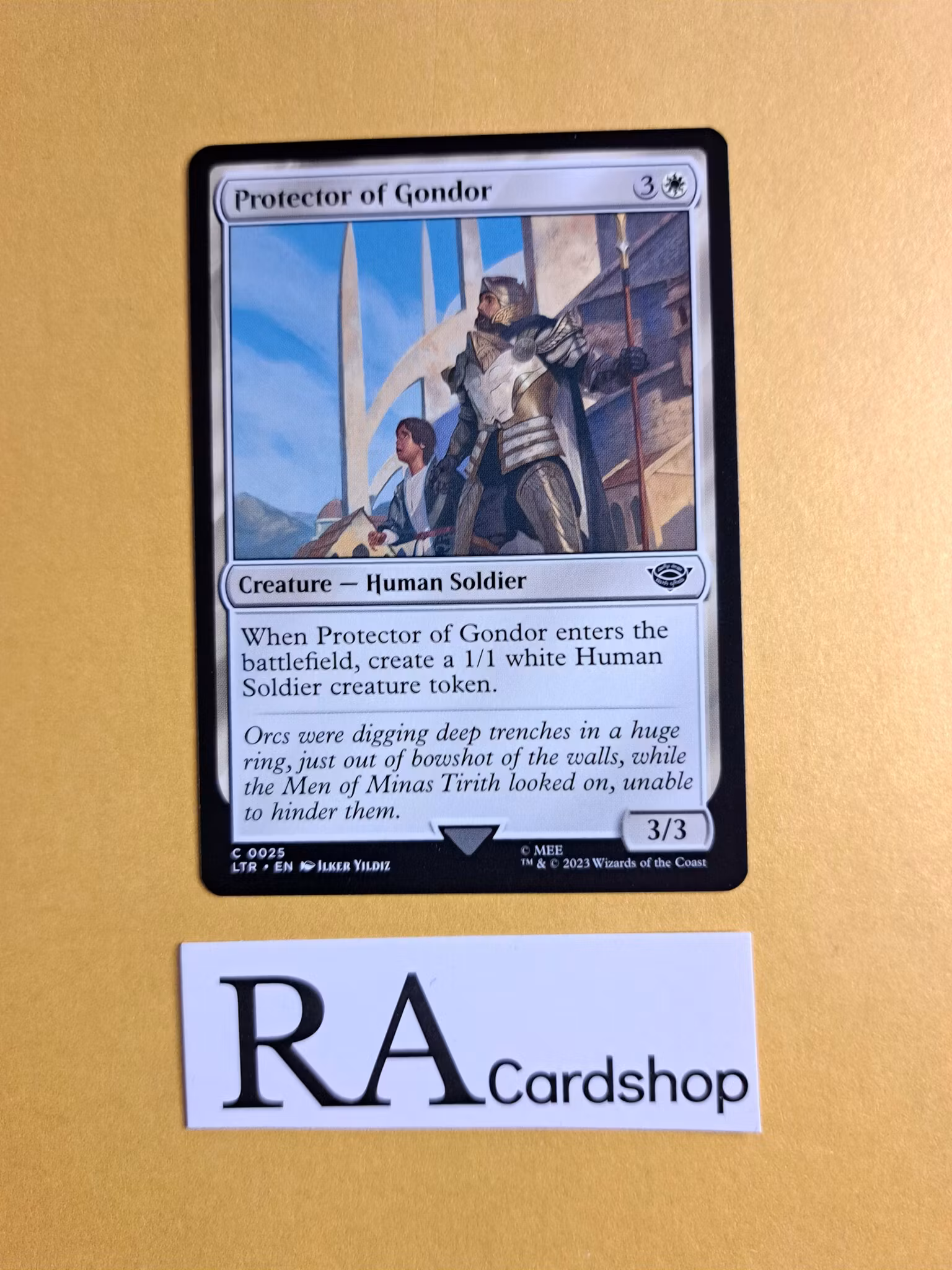Protector of Gondor Common 025 The Lord of the Rings Tales of Middle-earth Magic the Gathering