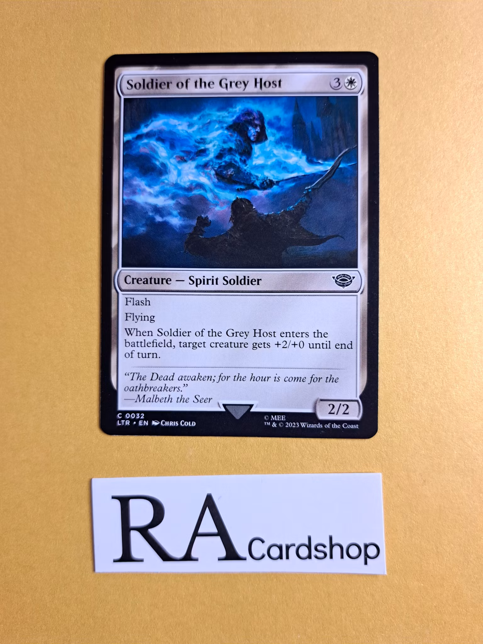 Soldier of the Grey Host Common 032 The Lord of the Rings Tales of Middle-earth Magic the Gathering
