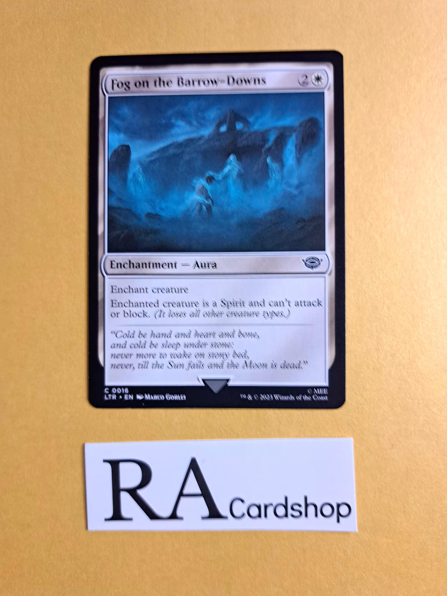 Fog on the Barrow-Downs Common 016 The Lord of the Rings Tales of Middle-earth Magic the Gathering