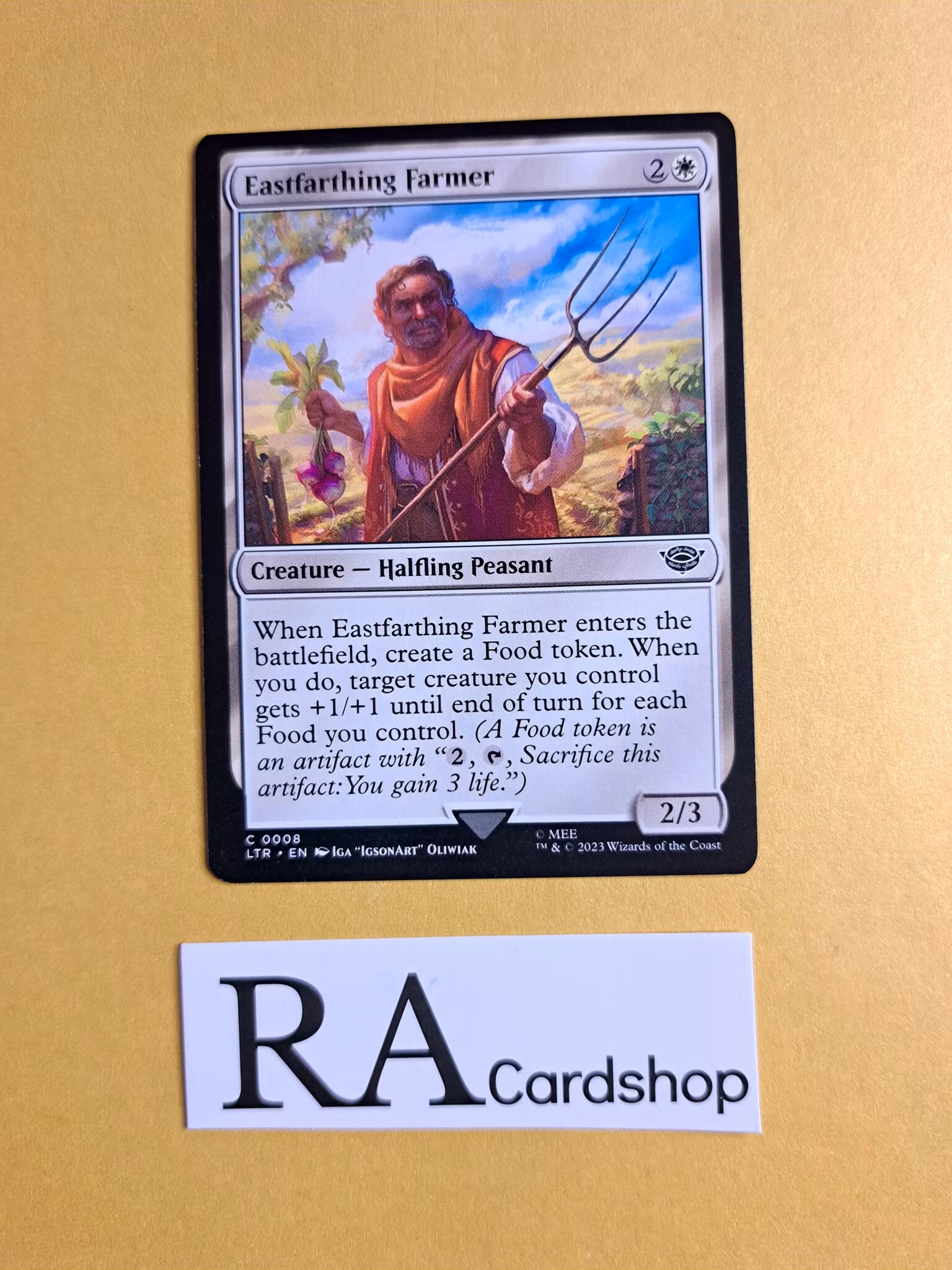 Eastfarthing Farmer Common 008 The Lord of the Rings Tales of Middle-earth Magic the Gathering