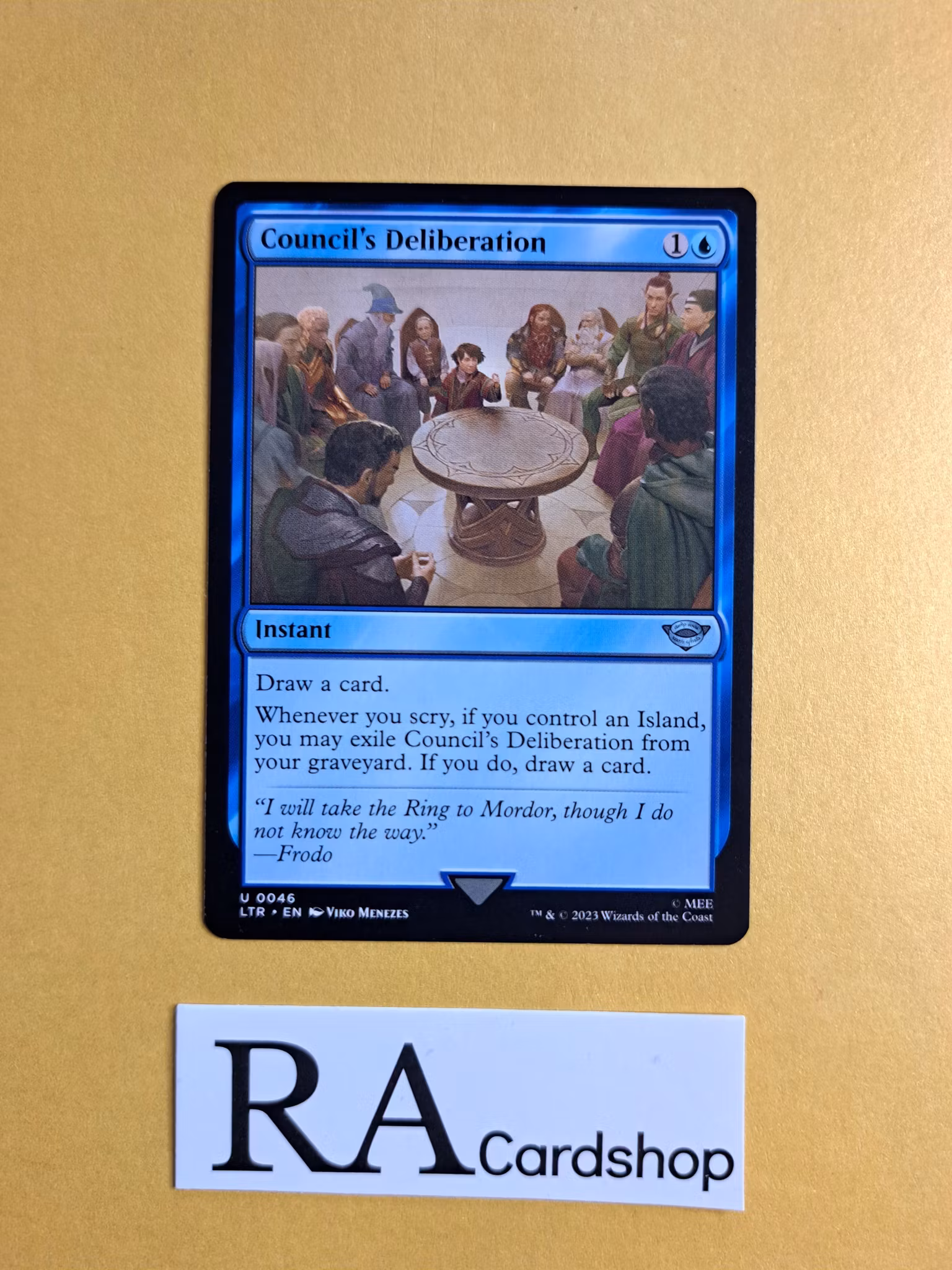 Councils Deliberation Uncommon 046 The Lord of the Rings Tales of Middle-earth Magic the Gathering