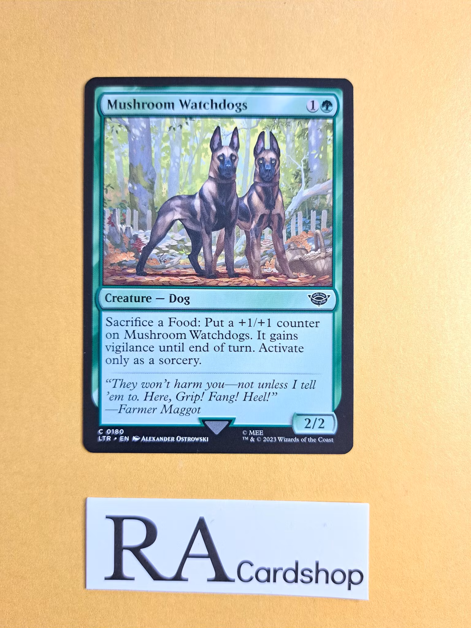 Mushroom Watchdogs Common 180 The Lord of the Rings Tales of Middle-earth Magic the Gathering