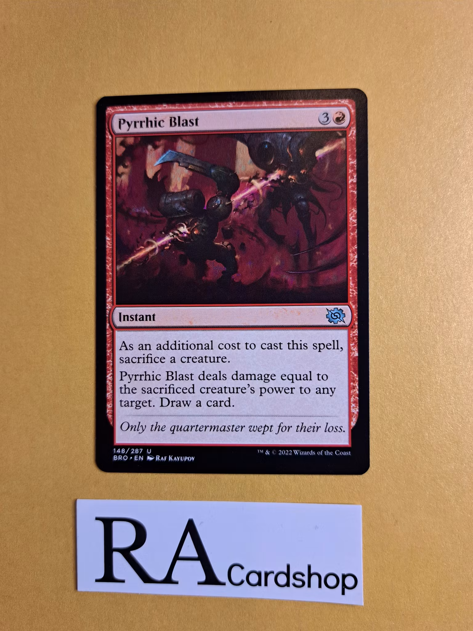 Pyrrhic Blast Uncommon 148/287 The Brothers War Magic the Gathering