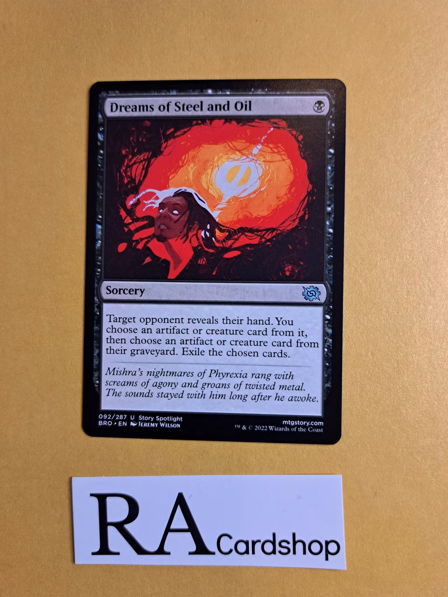 Dreams of Steel and Oil Uncommon 092/287 The Brothers War Magic the Gathering
