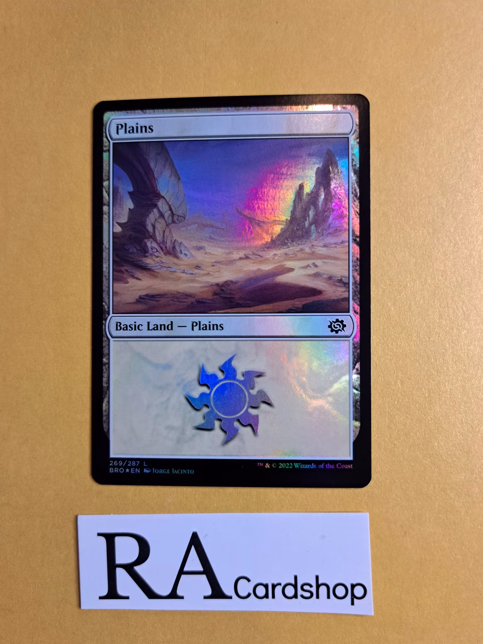 Plains Land Foil 269/287 The Brothers War Magic the Gathering